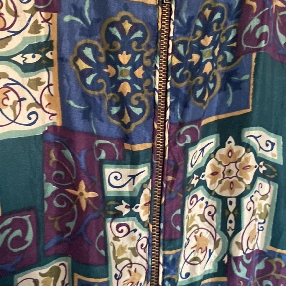 90s SILK bomber Jacket - Picture 3 of 4